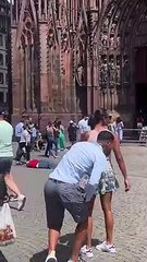 La pedida de mano de Benjamin Compaoré a Ana Peleteiro