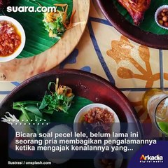 Gadis Jepang Ini Tertidur Usai Makan Pecel Lele