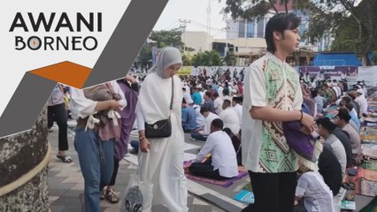 Aidiladha | Ribuan jemaah meriahkan sambutan di kota Pontianak