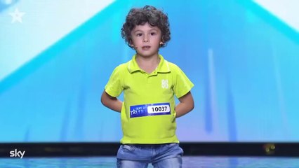 KID GENIUS Recognises Songs From A Few Seconds Of Music! Italy's Got Talent 2022