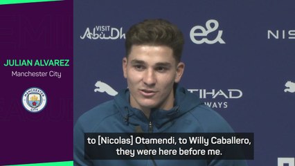 Alvarez wants to 'create own history' at City after Aguero advice