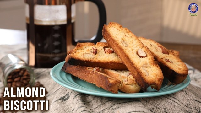 Almond Biscotti Recipe | How To Make Crunchy Almond Cookies | Badam Cookies | Easy Baking Ideas