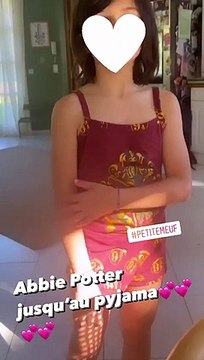 Abbie, la fille de Faustine Bollaert et Maxime Chattam