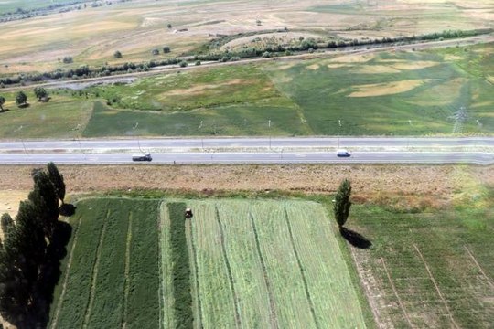 Jandarma ve polisten helikopterli trafik denetimi