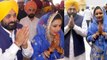 Punjab CM Bhagwant Mann Wife Dr. Gurpreet Kaur Golden Temple Darshan Viral |Boldsky*Lifestyle