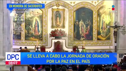 Se llevó a cabo la ‘Jornada de oración por la paz’ en el país