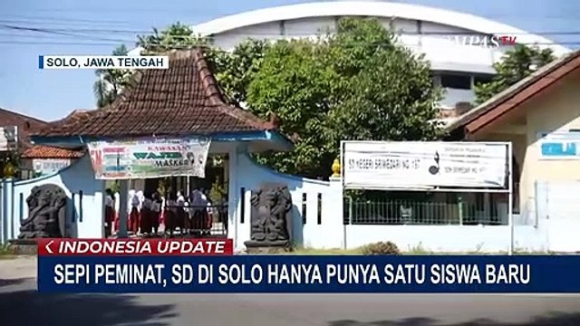 Peminat SD Negeri Menurun, Sekolah di Solo Ini Hanya Punya 1 Siswa di Tahun Ajaran Baru
