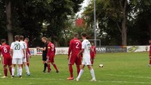 Das 1:0 für Sparta Göttingen durch Marco Akcay gegen den FC Grone