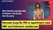Ranveer Singh becomes Shah Rukh Khan, Salman Khan's new neighbour after buying Rs 190 cr apartment