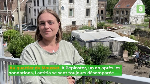 Les inondations à Pepinster, un an après