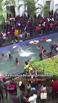 Negara Hancur-hancuran, Detik-detik Warga Sri Lanka Serbu Kediaman Presiden dan PM Sri Lanka