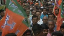 Kaali poster row: BJP workers take out protest march against Mahua Moitra in her constituency Krishnanagar