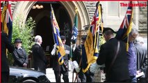 Standard bearers mark funeral of former St Annes British Legion President Spencer Leader