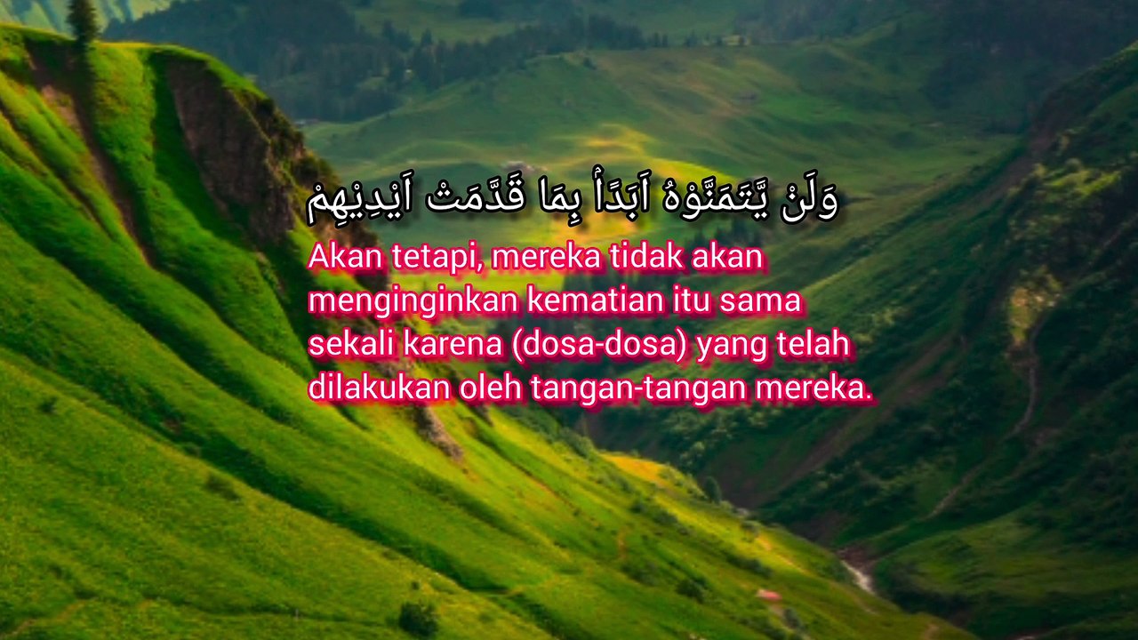 Mereka ingin diberi umur seribu tahun | QS. Al-Baqarah : 95 - 96
