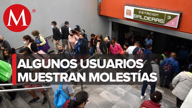Usuarios muestran inconformidad con el traslado tras cierre de L1 del Metro