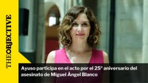 Ayuso participa en el acto por el 25º aniversario del asesinato de Miguel Ángel Blanco