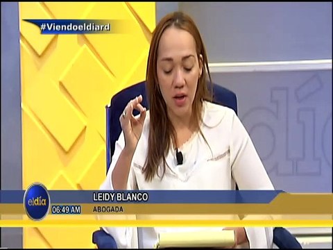 #ElDia / Entrevista a Leidy Blanco, habla Sobre lavado de activos y otros delitos / 11 julio 2022