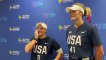 Haylie McCleney and Montana Fouts talk after Team USA's two wins at the 2022 World Games