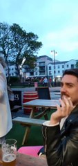 Dude Demonstrates Fancy Footwork