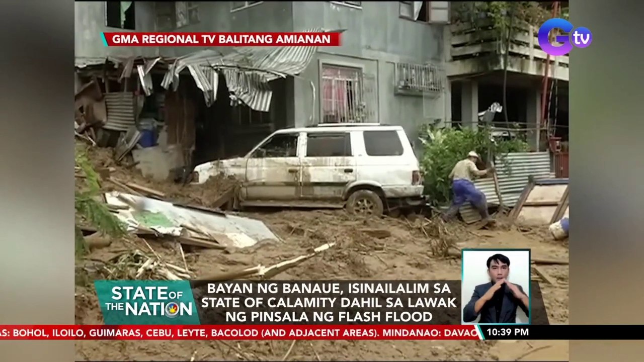 Bayan ng Banaue, isinailalim sa state of calamity dahil sa lawak ng pinsala ng flash flood | SONA