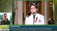 Ministra de Economía implementa medidas para solvencia estatal en Argentina