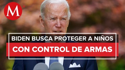 Joe Biden celebra de ley para controlar las armas en EU