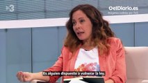 Neus Tomàs pregunta a Villarejo en 'Preguntes Freqüents' (TV3)