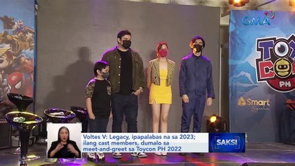 Voltes V: Legacy, ipapalabas na sa 2023; ilang cast members, dumalo sa meet-and-greet sa Toycon PH 2022 | Saksi