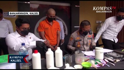 Produsen Ekstasi Rumahan di Banjarmasin Ditangkap, Bisa Buat Ratusan Butir Sehari