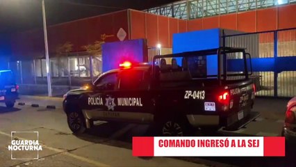 Comando armado ingresó a las instalaciones de la Secretaría de Educación para robar materiales