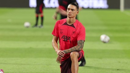 Liverpool record signing Darwin Nunez and Robert Firmino