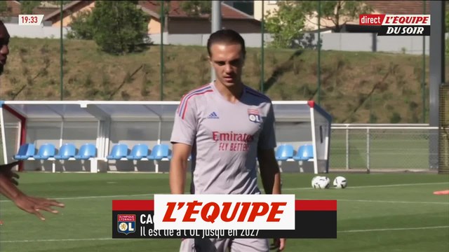 Caqueret prolonge à l'OL jusqu'en 2027 - Foot - L1 - Lyon