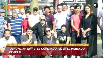 Denuncian aprietes a operadores en el Mercado Central