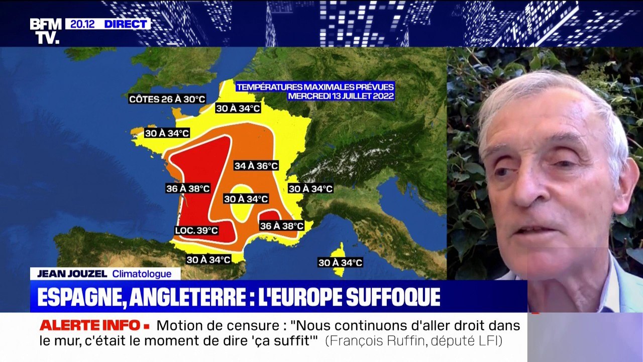 Canicule: "Le problème du réchauffement climatique, c'est l'accroissement des inégalités" selon Jean Jouzel, climatologue