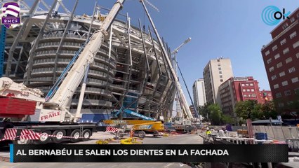 Al Bernabéu le salen los dientes en la fachada