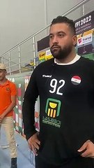 محمد على حارس مرمى منتخب مصر لكرة اليد