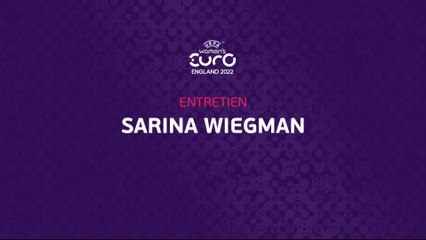 Entretien avec Sarina Wiegman - Euro Féminin 2022