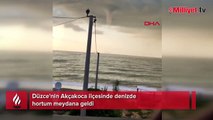 Akçakoca'da denizde hortum oluştu