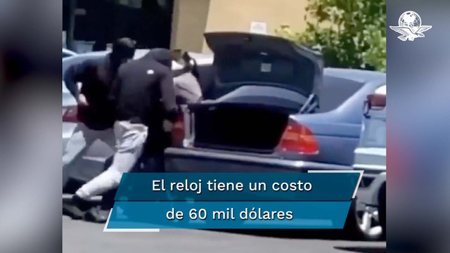 Ladrones golpean a hombre para robarle lujoso reloj Rolex en Los Ángeles, California
