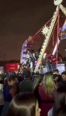 Vídeo mostra brinquedo de parque travando; pelo menos oito pessoas ficaram feridas