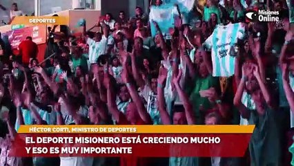 El deporte misionero está creciendo mucho y eso es muy importante