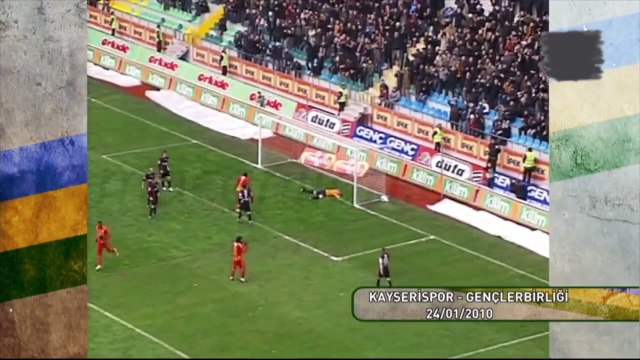 Kayserispor 1-1 Gençlerbirliği [HD] 24.01.2010 - 2009-2010 Turkish Super League Matchday 18
