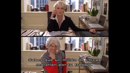 'El diablo viste a la moda' -  Outtakes de la película subtitulado