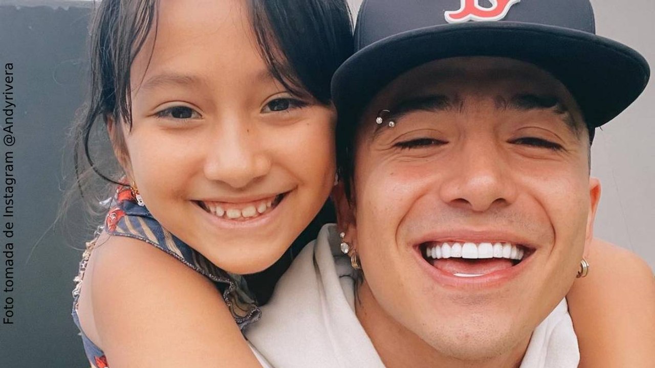 Andy Rivera enamoró con nueva faceta junto a su hija