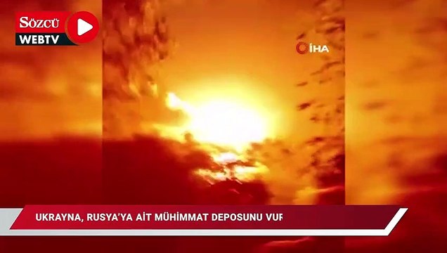 Ukrayna, Rusya’ya ait mühimmat deposunu vurdu