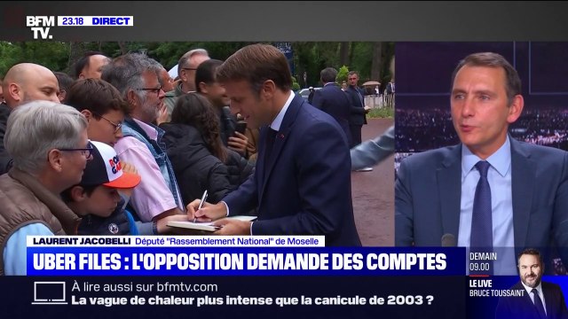 Uber files: pour Laurent Jacobelli, dès qu'il s'agit de défendre les intérêts étrangers au détriment de la France, on retrouve Emmanuel Macron