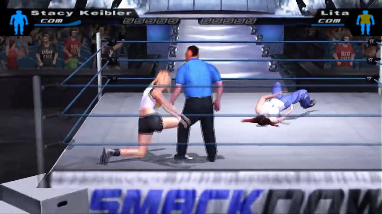 WWE SmackDown! Here Comes the Pain Stacy Keibler vs Lita