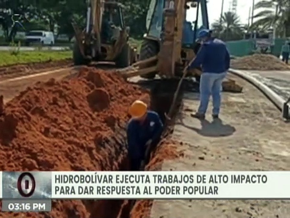 Hidrobolívar ejecuta trabajos que benefician a sectores Lomas del Caroní y Las Orquídeas