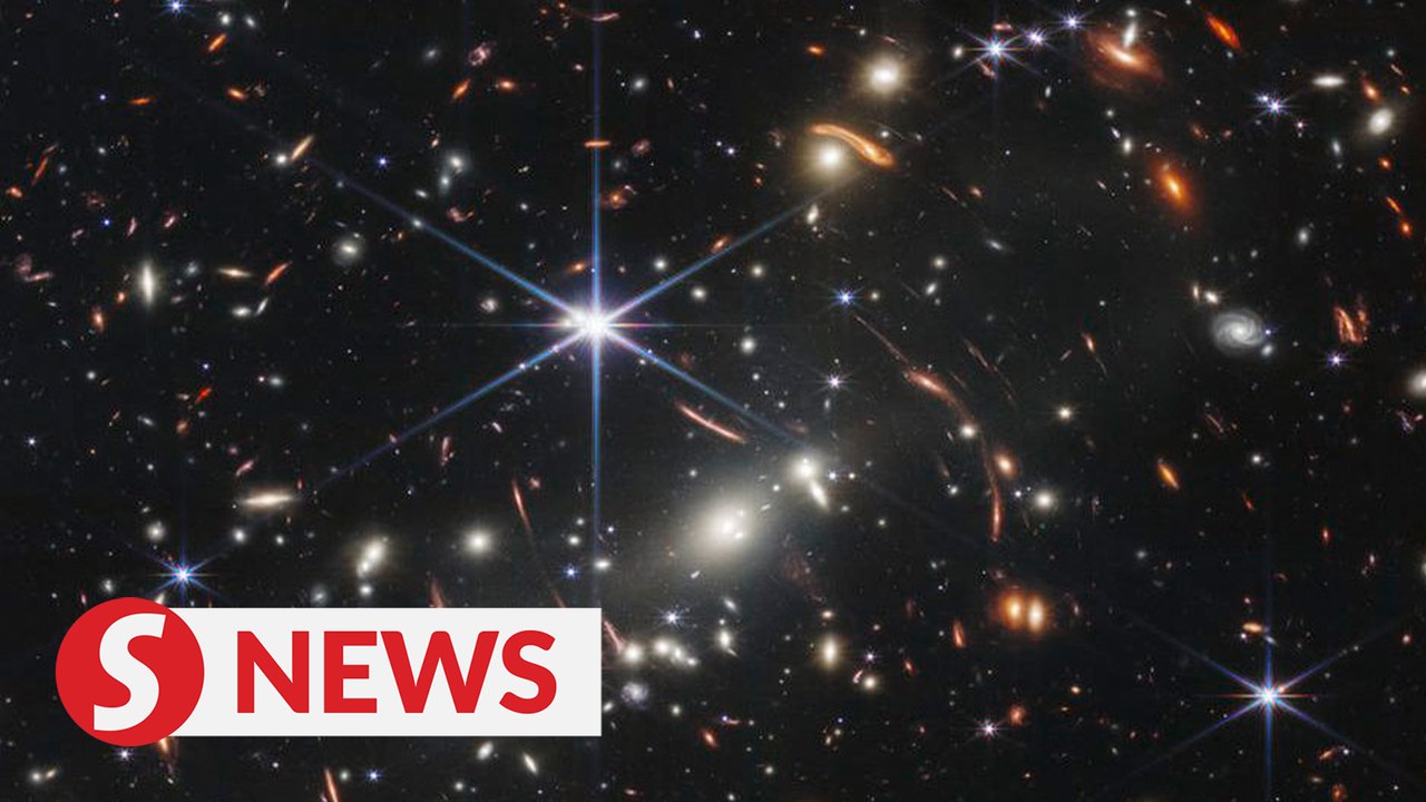 Webb telescope reveals first full-colour image of distant galaxies