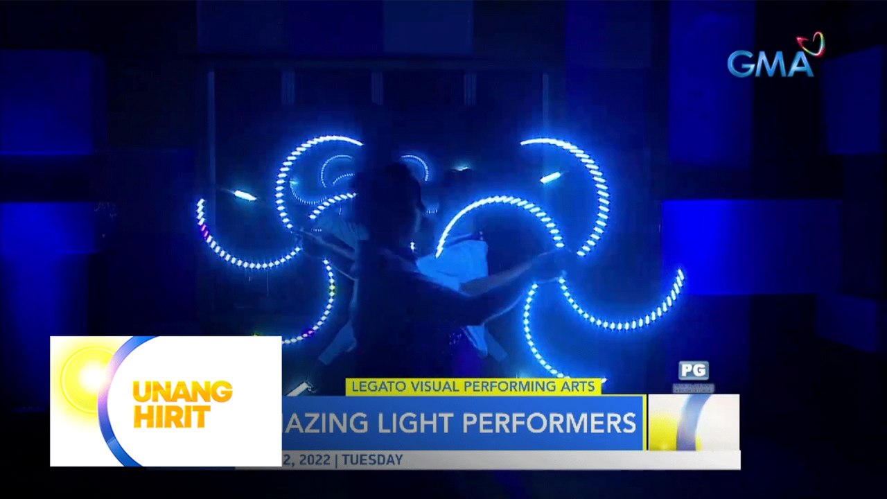 LIVE sa UH: Amazing light performance ng Legato Visual Performing Arts! | Unang Hirit